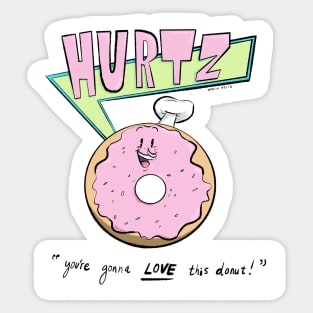 Hurtz Donut Sticker